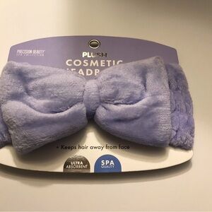 Precision Beauty Cosmetic Headband. Color is Lavender.